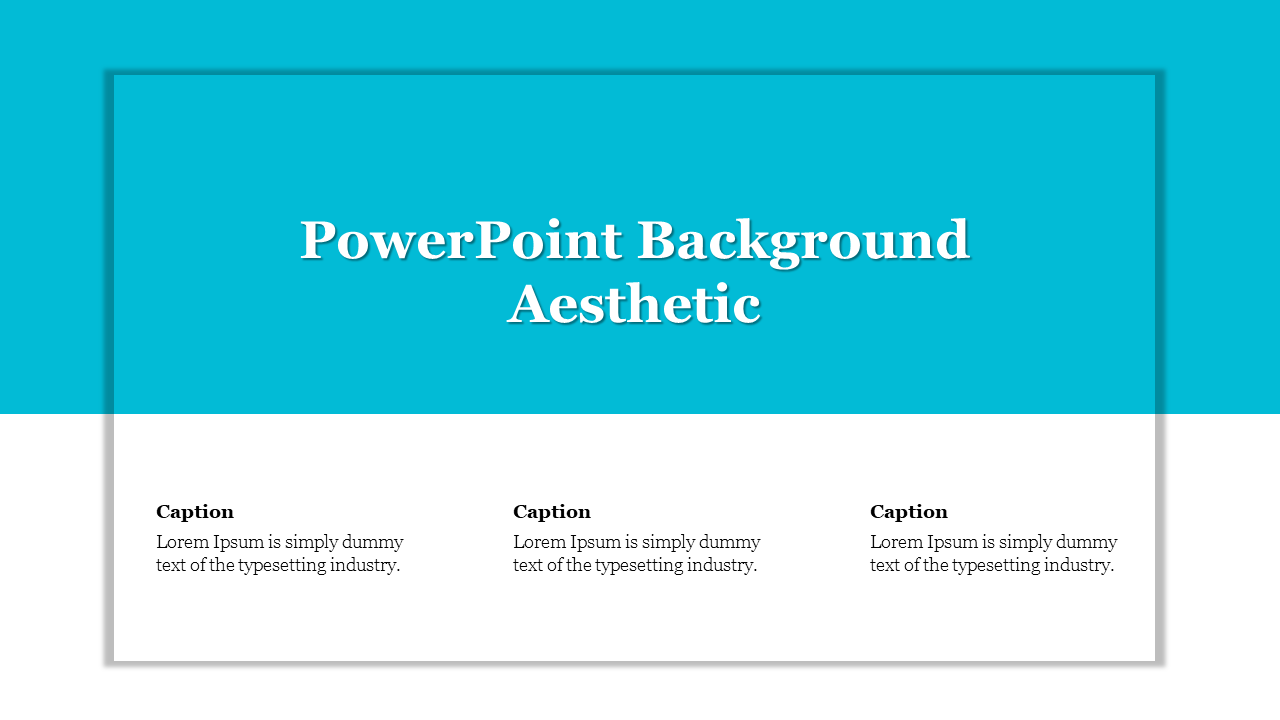 Attractive PowerPoint Background Aesthetic Slide Template